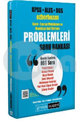 Pegem  Kpss Ales Dgs Ezberbozan Sözel-Sayısal Muhakeme Ve Mantıksal Akıl Yürütme Problemleri Soru Bankası