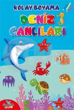 Kolay Boyama Kitabı Deniz Canlıları