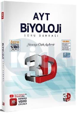 3D Yayınları Ayt Biyoloji Soru Bankası