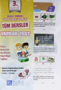 Bulut 3.Sınıf Tüm Dersler Yaprak Test