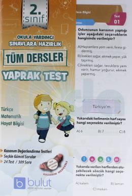 Bulut 2.Sınıf Tüm Dersler Yaprak Test