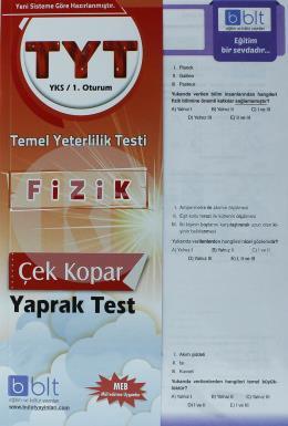 Bulut TYT Fizik Yaprak Test 1. Oturum