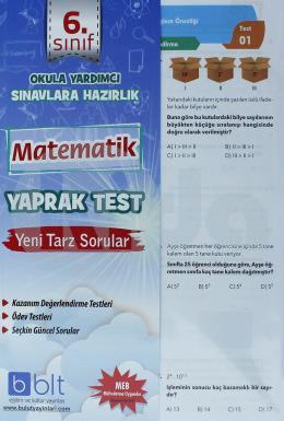 Bulut  6. Sınıf Matematik Yaprak Test