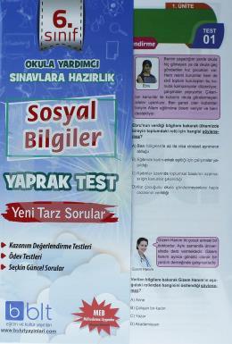 Bulut  6. Sınıf Sosyal Bilgiler Yaprak Test