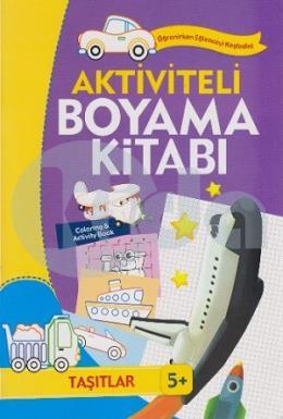 Aktiviteli Boyama Kitabı Taşıtlar