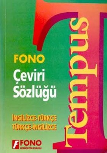 Fono Çeviri Sözlüğü Tempus İngilizce-Türkçe Türkçe-İngilizce