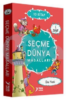 Yuva 1. Sınıf Seçme Dünya Masalları Düz Yazılı 10 Kitap