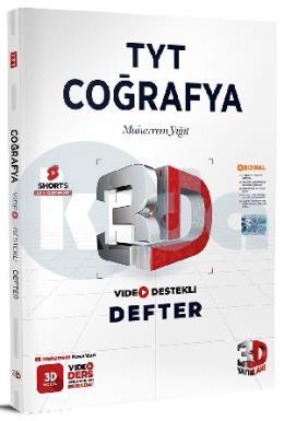 3D Yayınları TYT Coğrafya Video Destekli Defter