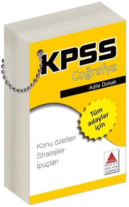 Delta Kültür KPSS Coğrafya Strateji Kartları